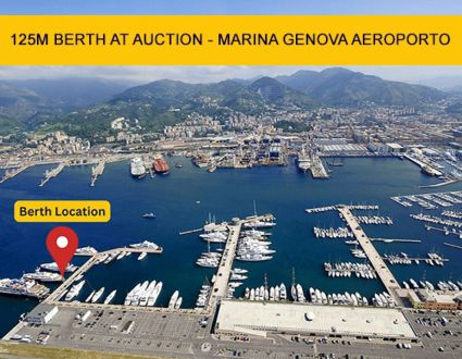 125M MARINA GENOVA BERTH AT AUCTION