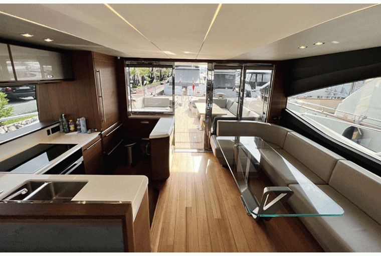 S78 Layout Princess S78 | Pre-Owned Yachts | Inwards Marine