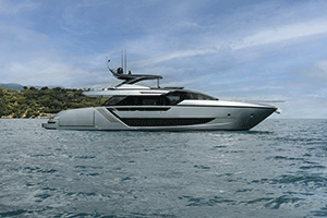 Ferretti Group at the dubai 2024 boat show Riva 82 Diva