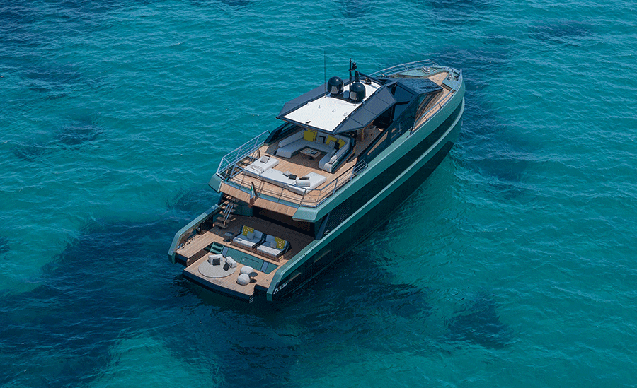 wallywhy150 ready for Cannes Yachting body