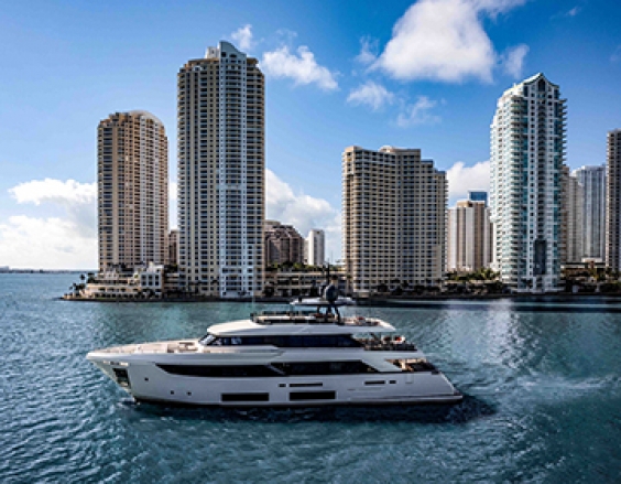Custom Line Navetta 33, fresh off impressive North American debut in Miami.