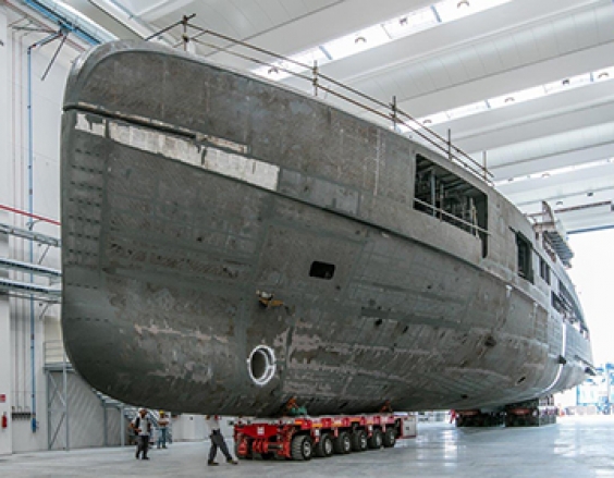 The strong personality of the new 62m M/Y CRN 137 comes to life