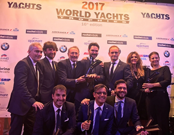 Ferretti Group win at the World Yacht Trophies 2017