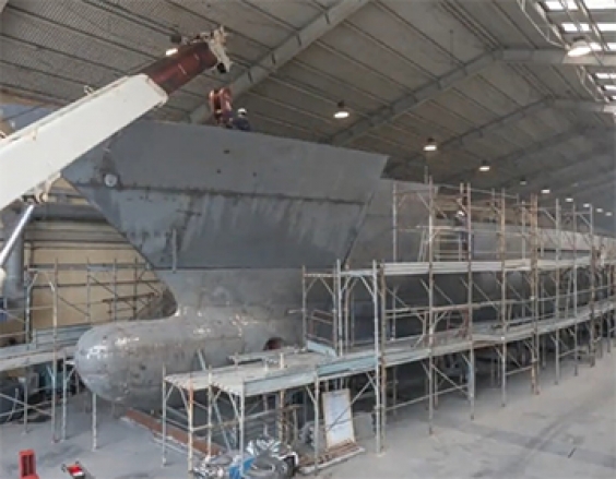 Riva 50M Superyacht in build