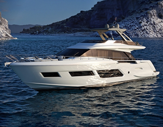 Ferretti Yachts 670: make room for beauty