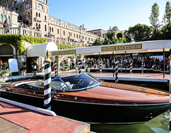 Yachting legend Riva at Venice Film Festival