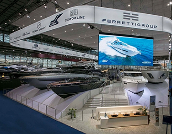 Inwards to show Ferretti Yachts at &#039;boot&#039; the 50th Dusseldorf International Boat Show